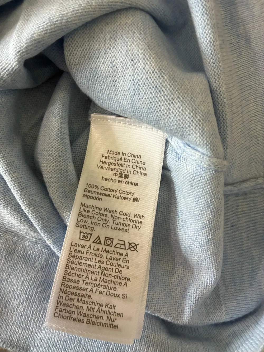 J Crew Women’s Small Light Blue Heather Sky Crewneck Teddie Sweater NWT Knit Top